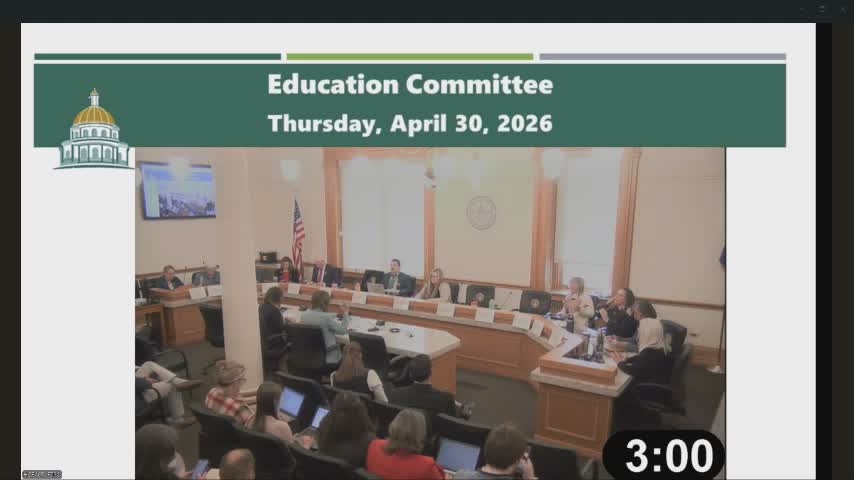 House Education Committee backs 2026 School Finance Act, sends bill to Appropriations