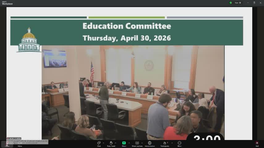 House Education Committee sends higher‑education modernization bill to Appropriations; data advisory group codified