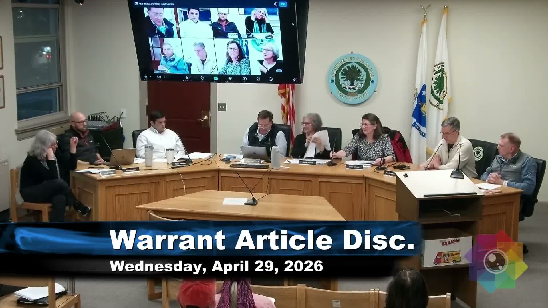 Millis proposes zoning definitions for battery storage and data centers; residents ask about siting, noise and AI‑scale facilities