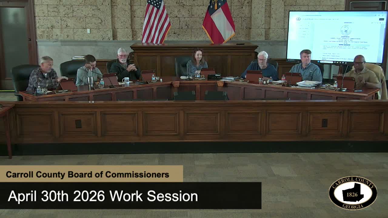 Carroll County finance director reports March shortfall, SPLOST outlays