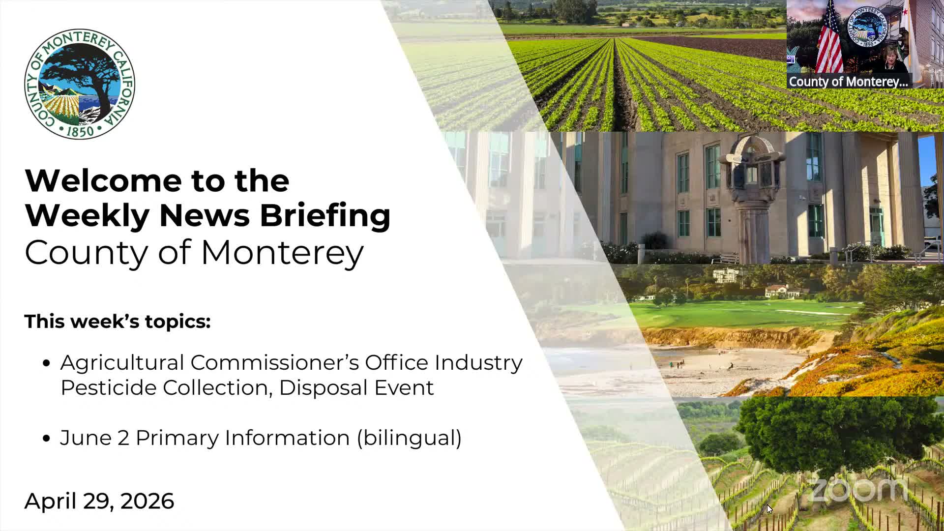 Monterey County highlights regional safe pesticide disposal event at closed Crazy Horse landfill