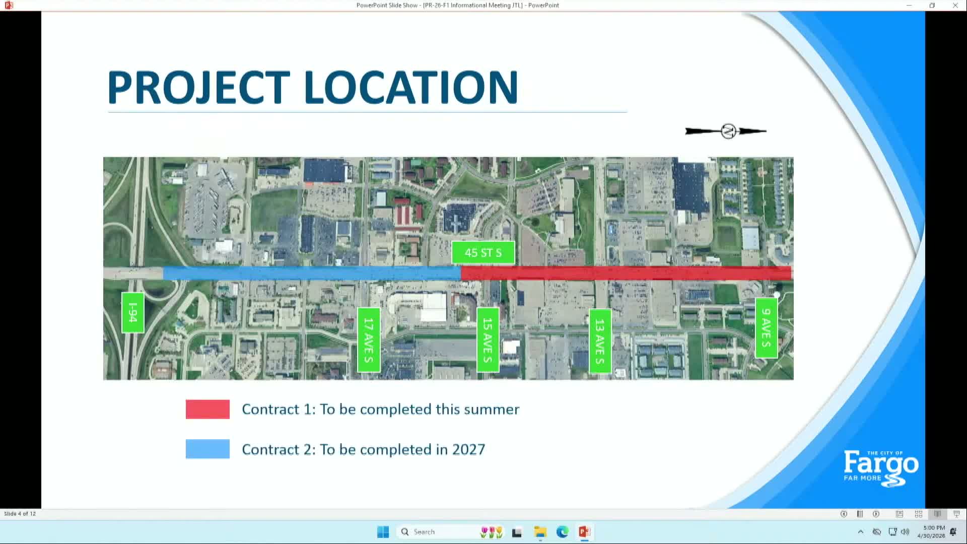City of Fargo details $7.96 million 45th Street repairs; special assessments to cover roughly $2 million