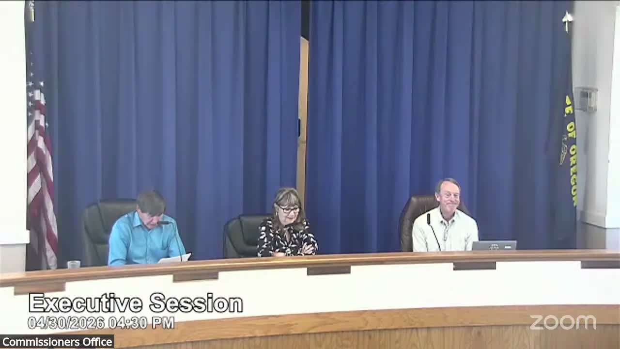 Chair reopens meeting, reports executive session on airport manager and directs staff to follow up