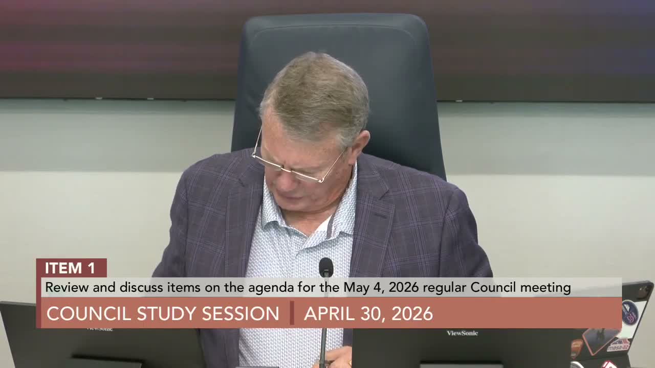 Mesa council hears budget update showing narrower gaps, one-time costs and public-safety drivers