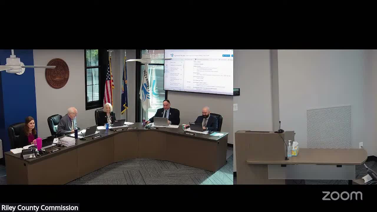 Riley County Commission approves road vacation, several contracts and new complaint policy