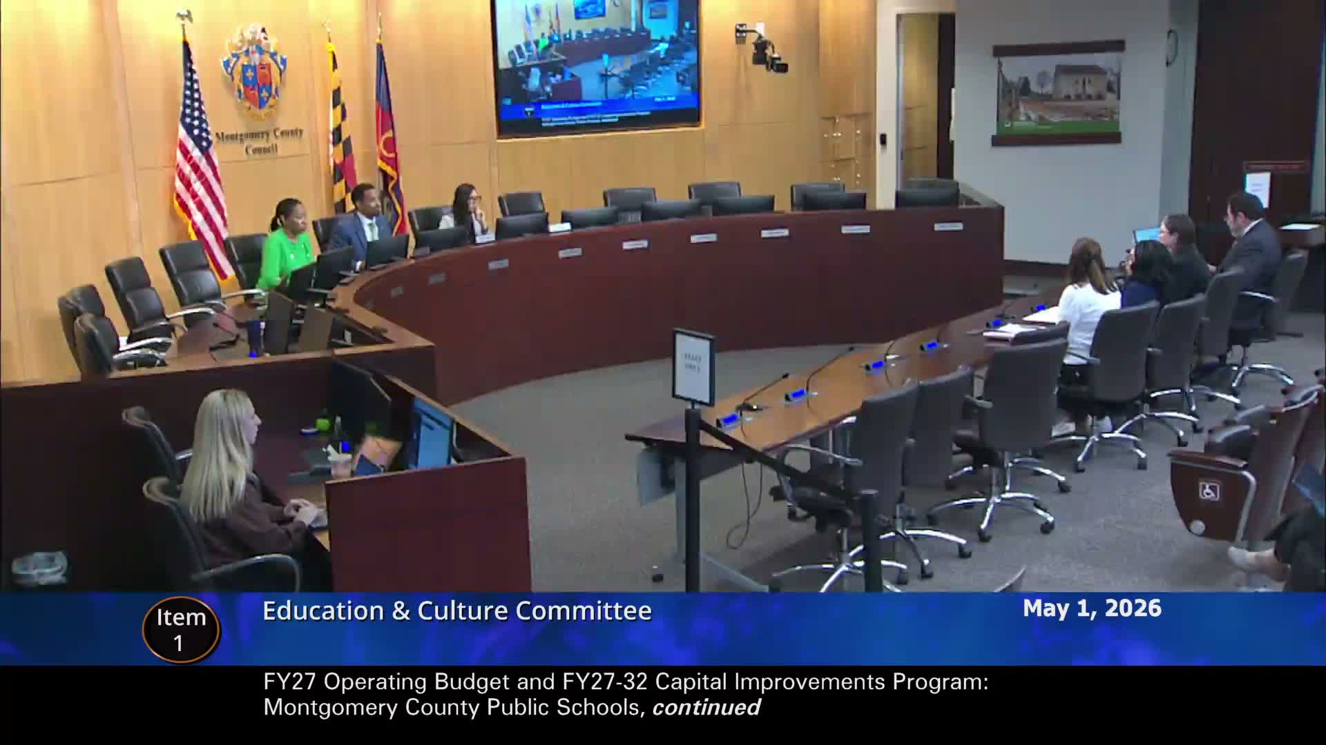 MCPS TechMod funding cut would halve board request; MCPS says $11M unspent is timing bridge, not recurring revenue