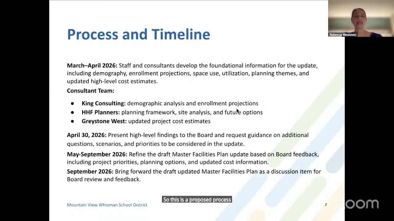 Consultants: declining birth cohorts and small pipeline mean careful prioritization for master facilities plan