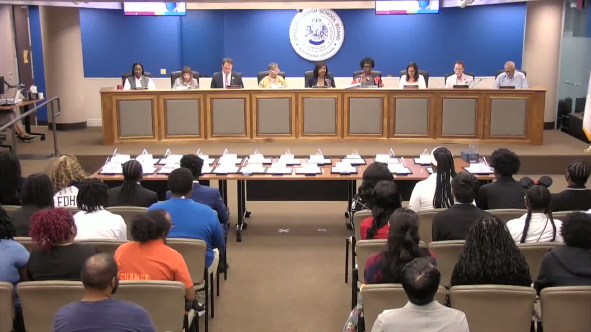 Superintendent celebrates one-year, cites first B rating and special-education progress