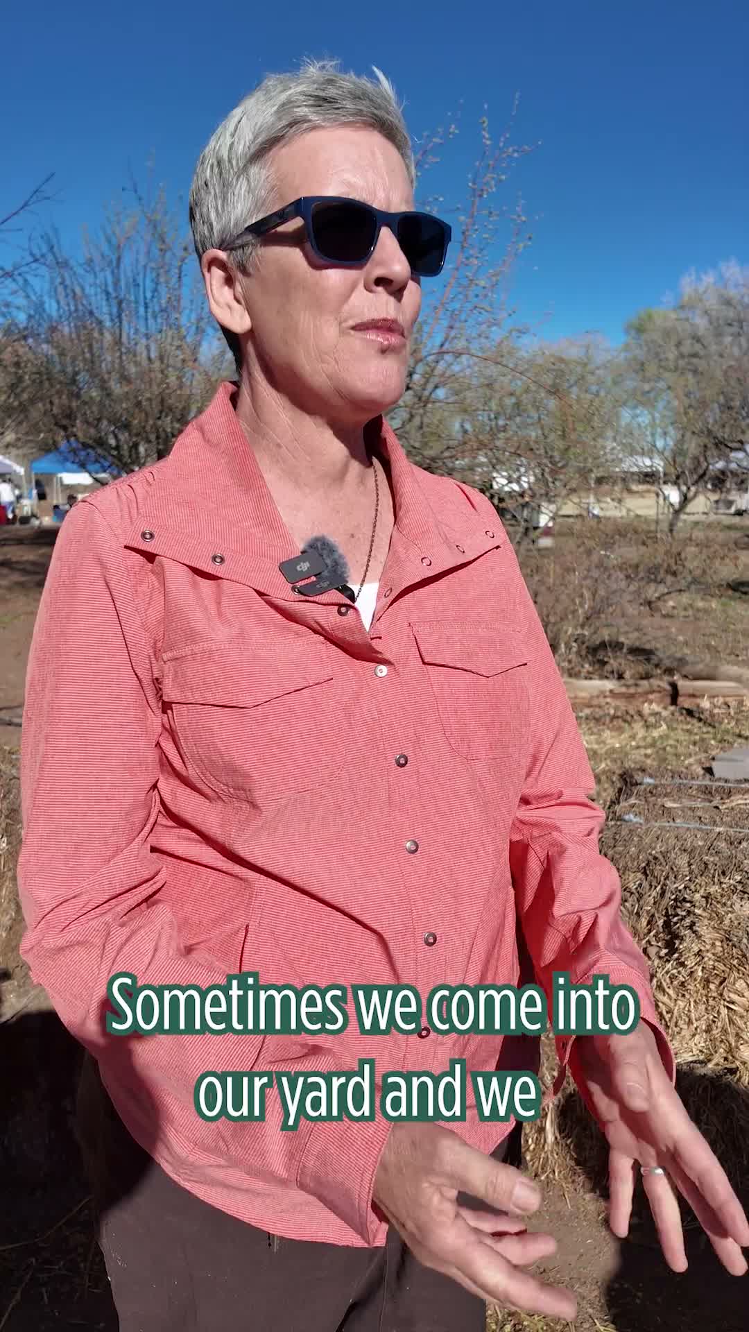 Presenter outlines Backyard Refuge program and points residents to Bernalillo County rainwater resources