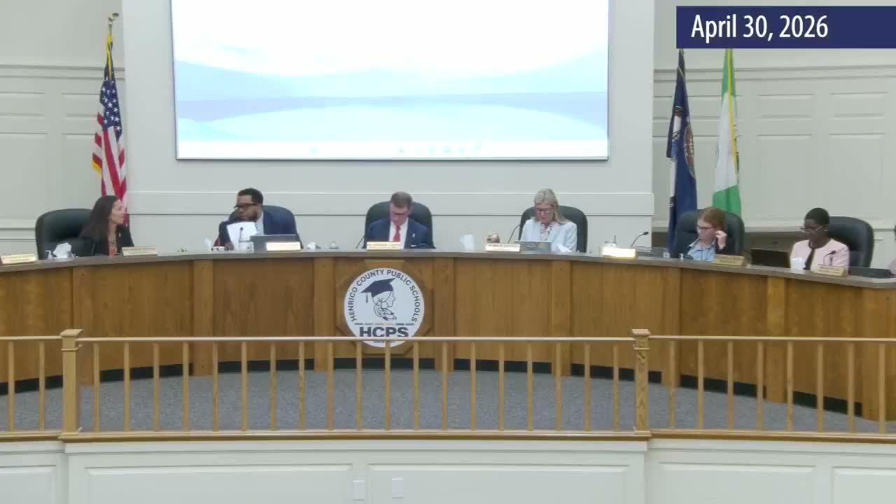 Henrico board honors students, staff and proclaims May observances