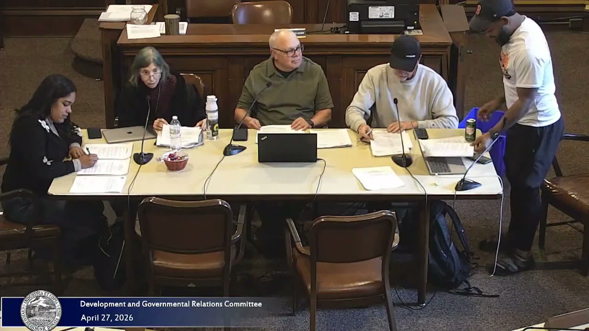 Owner says city sent him back and forth on sign permits; city solicitor and staff direct him to planning board