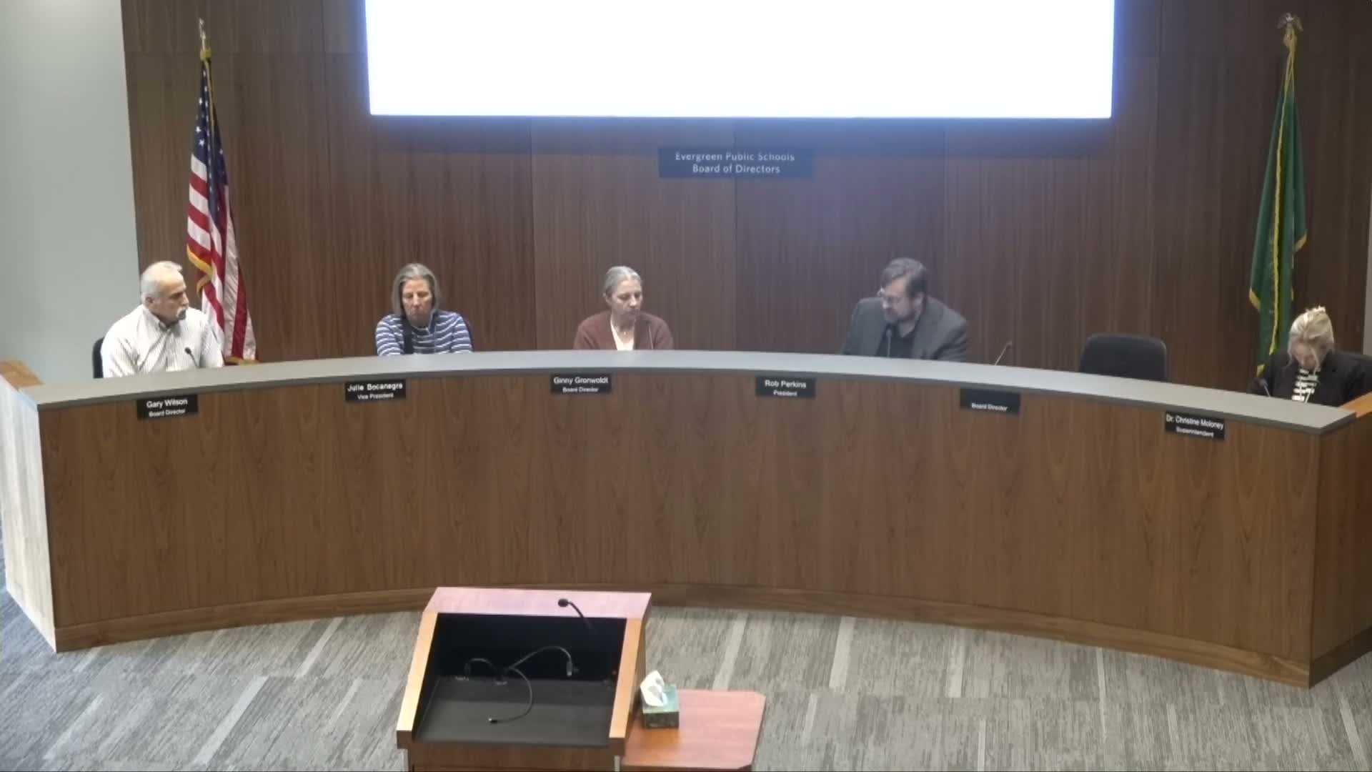 Evergreen School District board upholds superintendent’s personnel decisions for two administrators