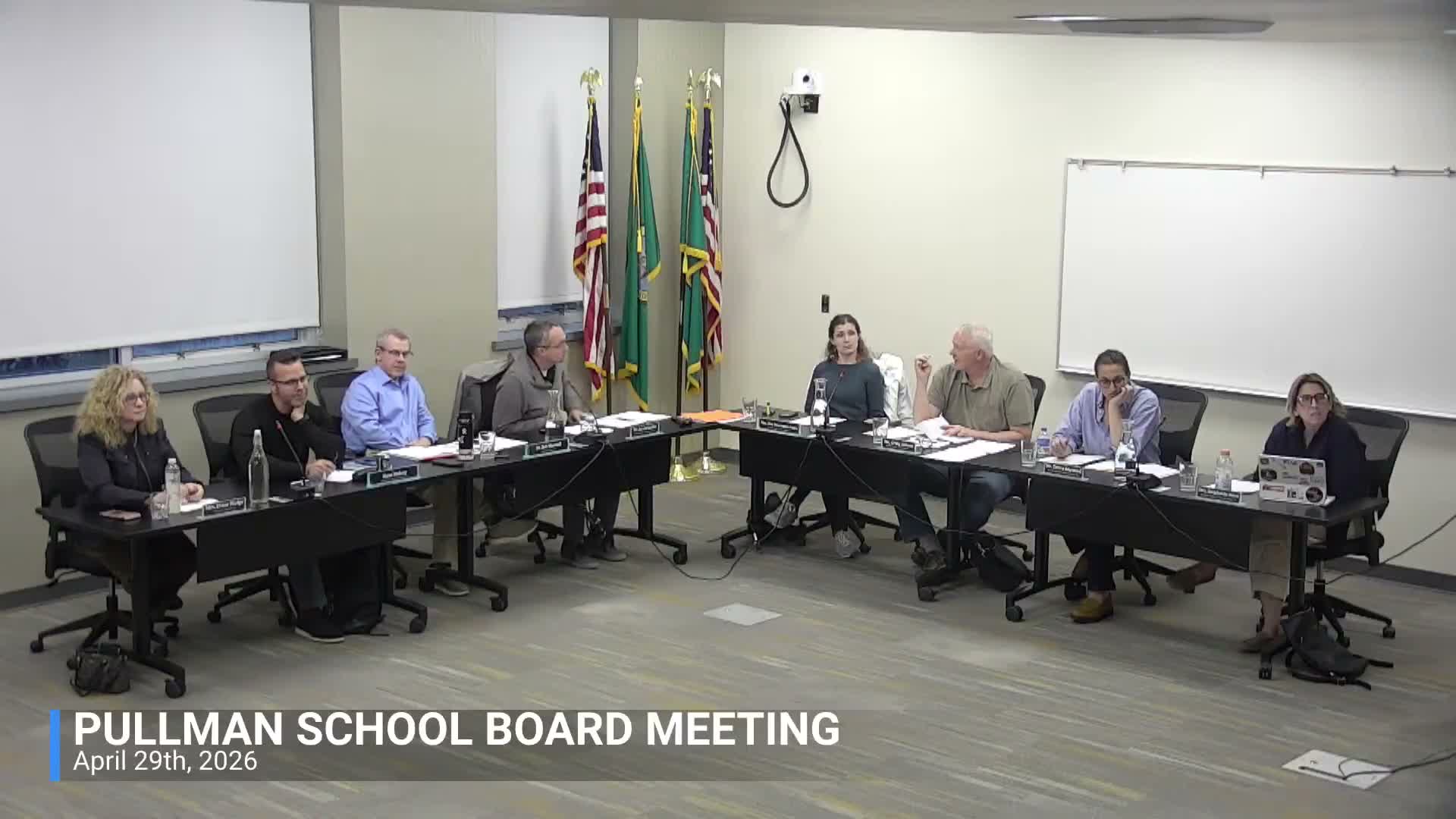 Pullman School Board delays vote on 2026–27 salary schedules after lengthy review request