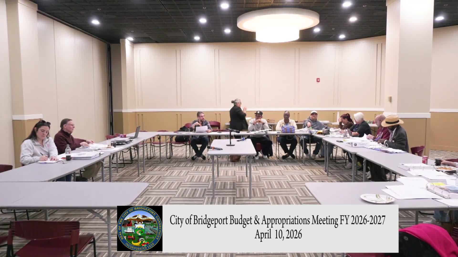 Bridgeport committee reviews five‑year capital plan, debates East End school share and neighborhood priorities