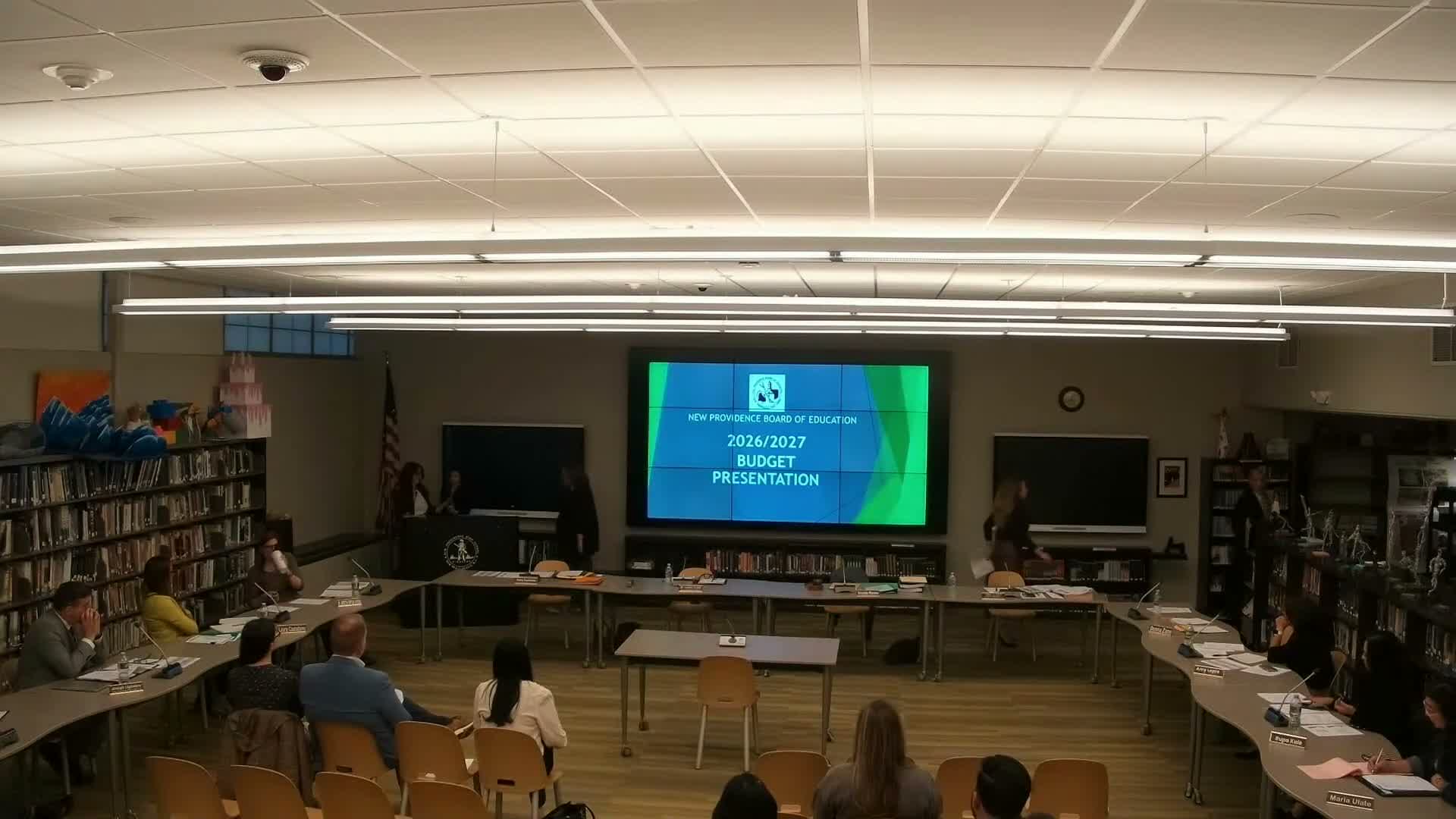 New Providence board reviews $53.5M budget proposal, closes public hearing as residents raise screen‑time concerns