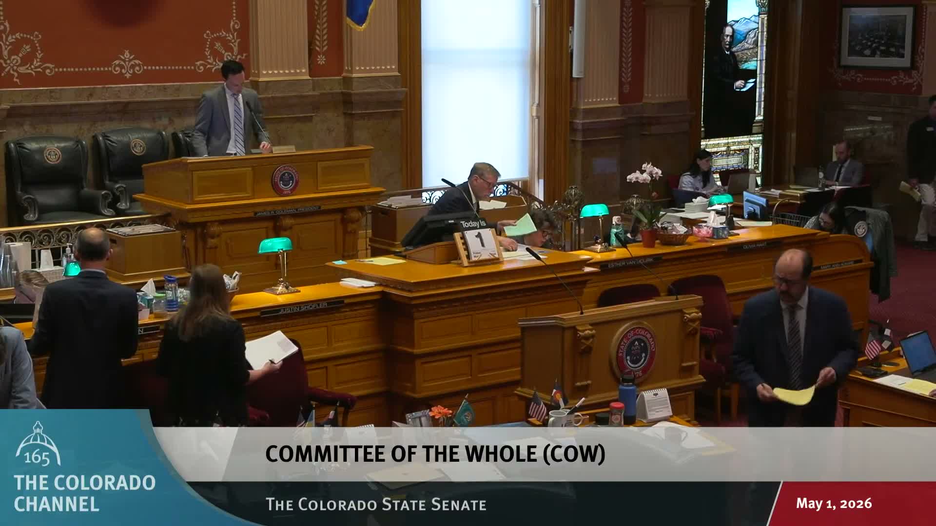 Senate adopts election bill after lengthy floor fights over voter-roll authority and amendments