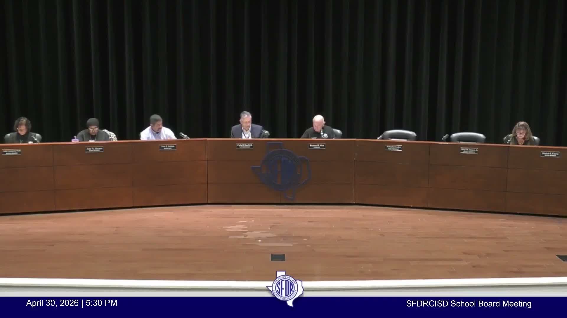 San Felipe‑del Rio CISD trustees approve MOUs for advocacy services, job‑description updates and personnel motions