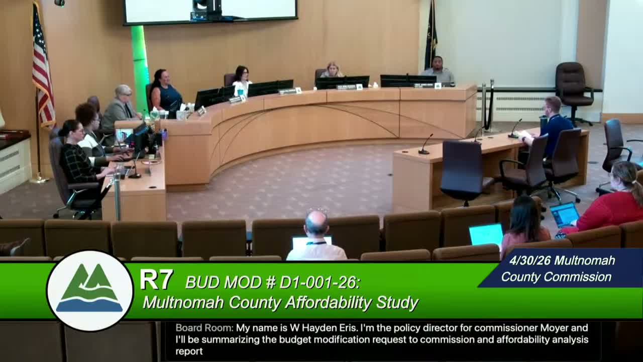 County approves $100,000 to commission affordability study aimed at keeping workers and families in Multnomah County