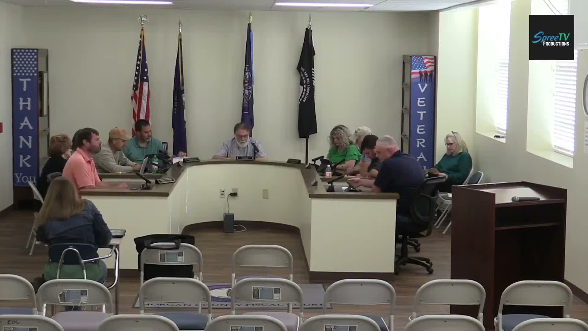 Fiscal court declares two road sections emergency, approves water-line crossing
