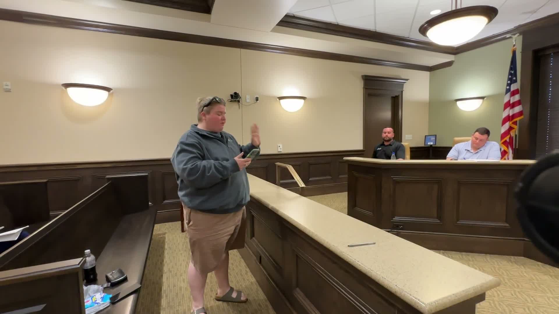 District outlines project progress and flags 48.9% water loss; resident urges transparency on $26 million in funding