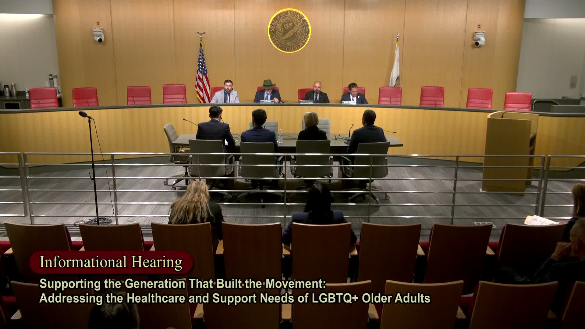 State hearing finds gaps in care for older LGBTQ+ Californians as agencies outline responses