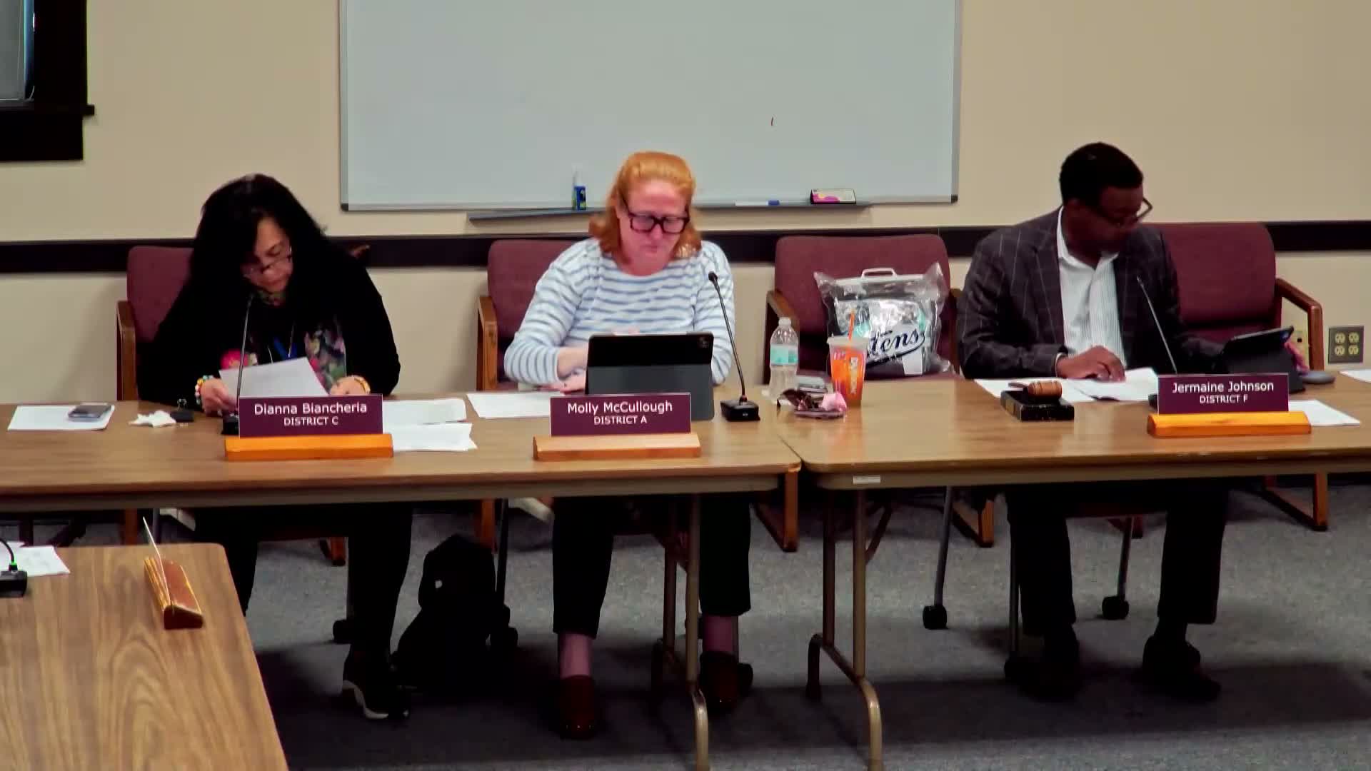 Committee reviews discipline‑coding work and plans to reopen wellness support centers; administration to provide budget details