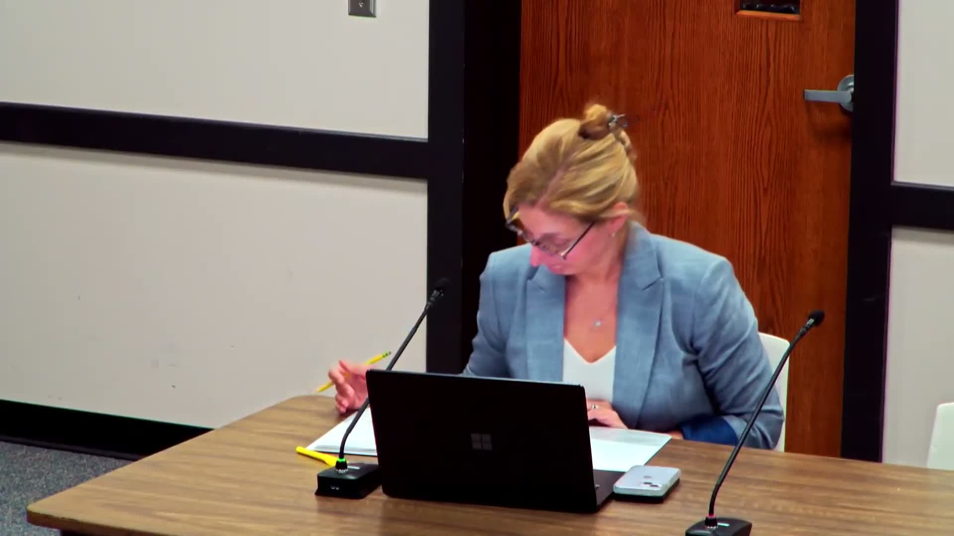 Facilities director reports 100% AHERA compliance and outlines Burncoat High replacement process