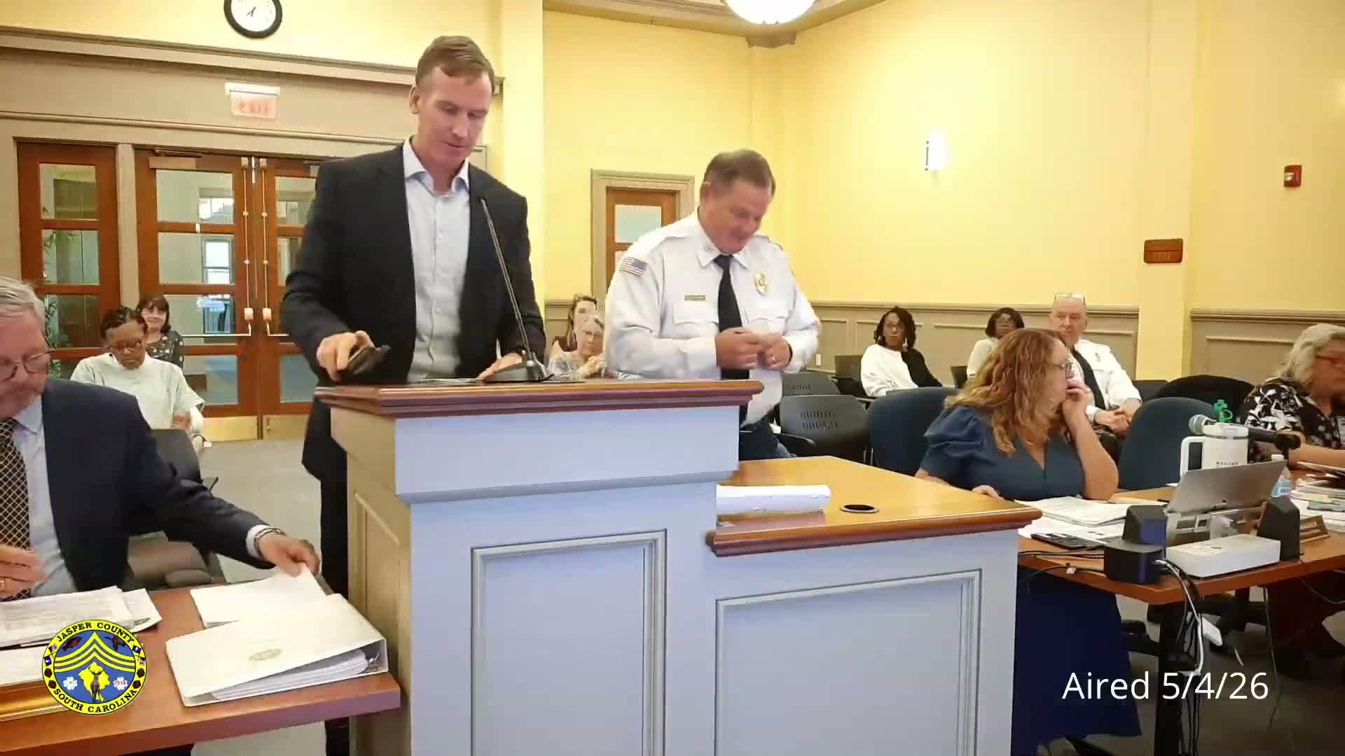 Council advances ordinance to create countywide unincorporated fire service district