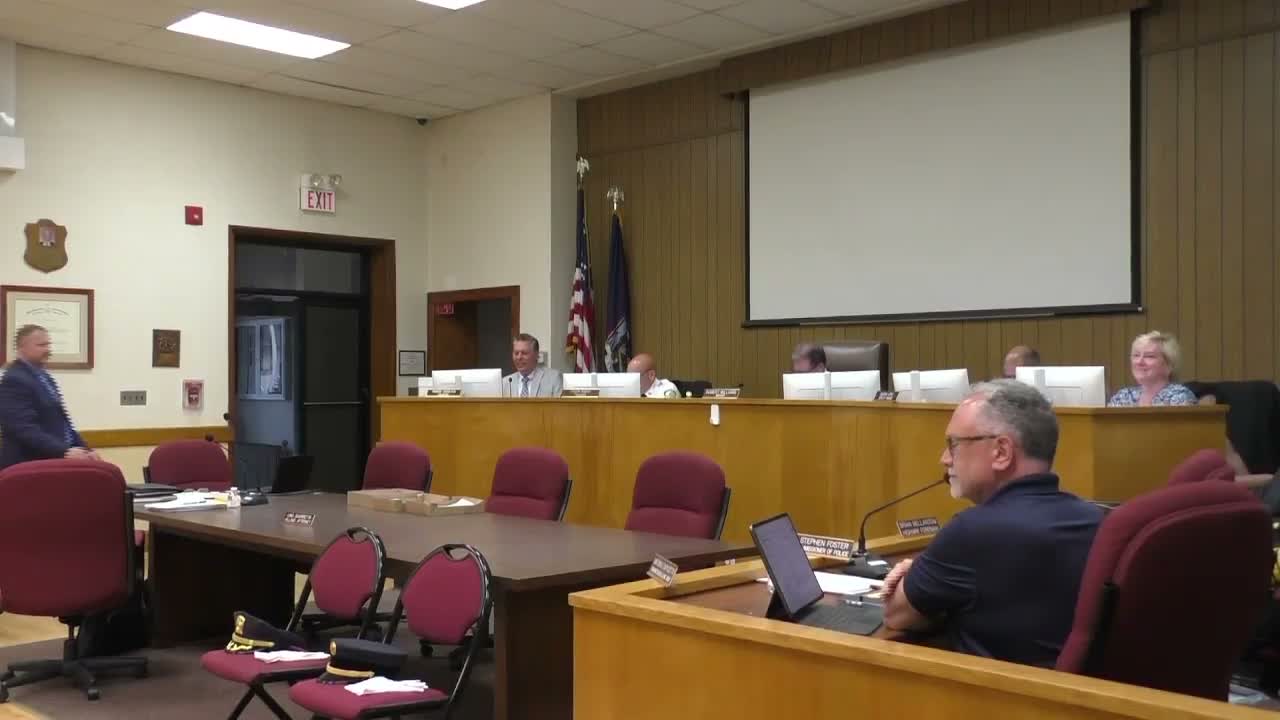 Elmsford board introduces employment agreement; honors police and EMS personnel, public asks about state camera mandate