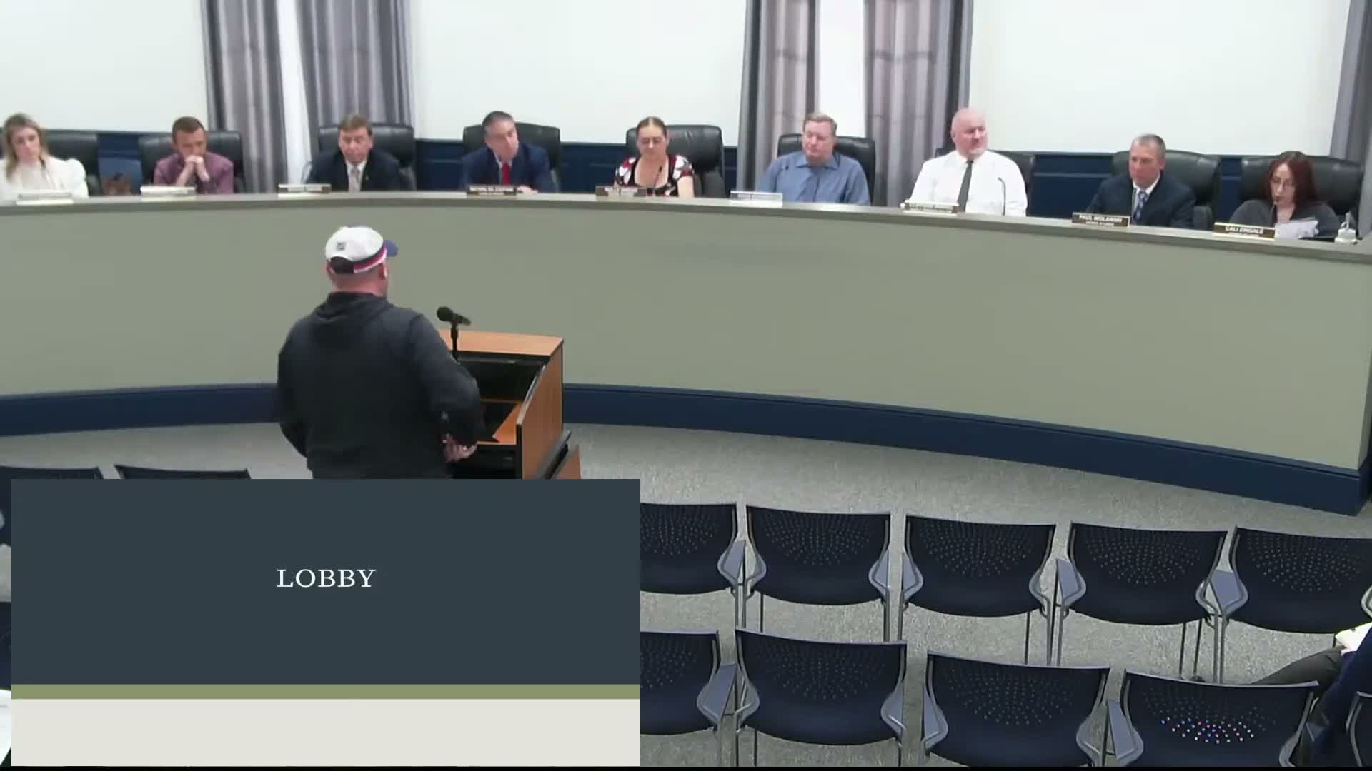 Resident Robert Baumgartner accuses council of using new public-comment rules to curb criticism