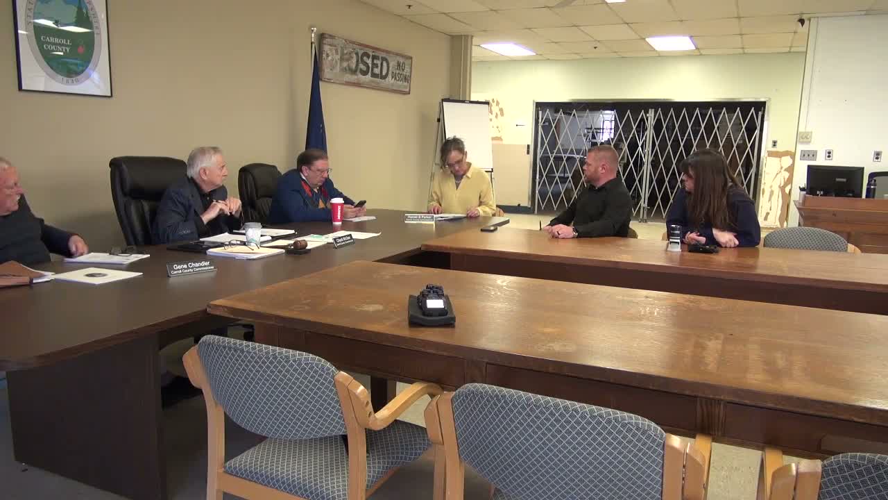 Carroll County delegation authorizes tax-antici­pation notes, approves multiple procurement awards and grants
