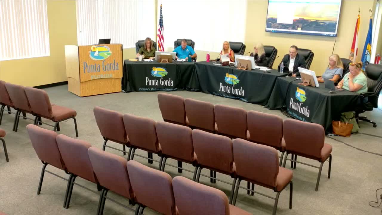 Punta Gorda council adds last-minute wastewater resolution, amends grant language for mooring buoys and hears traffic and communications concerns
