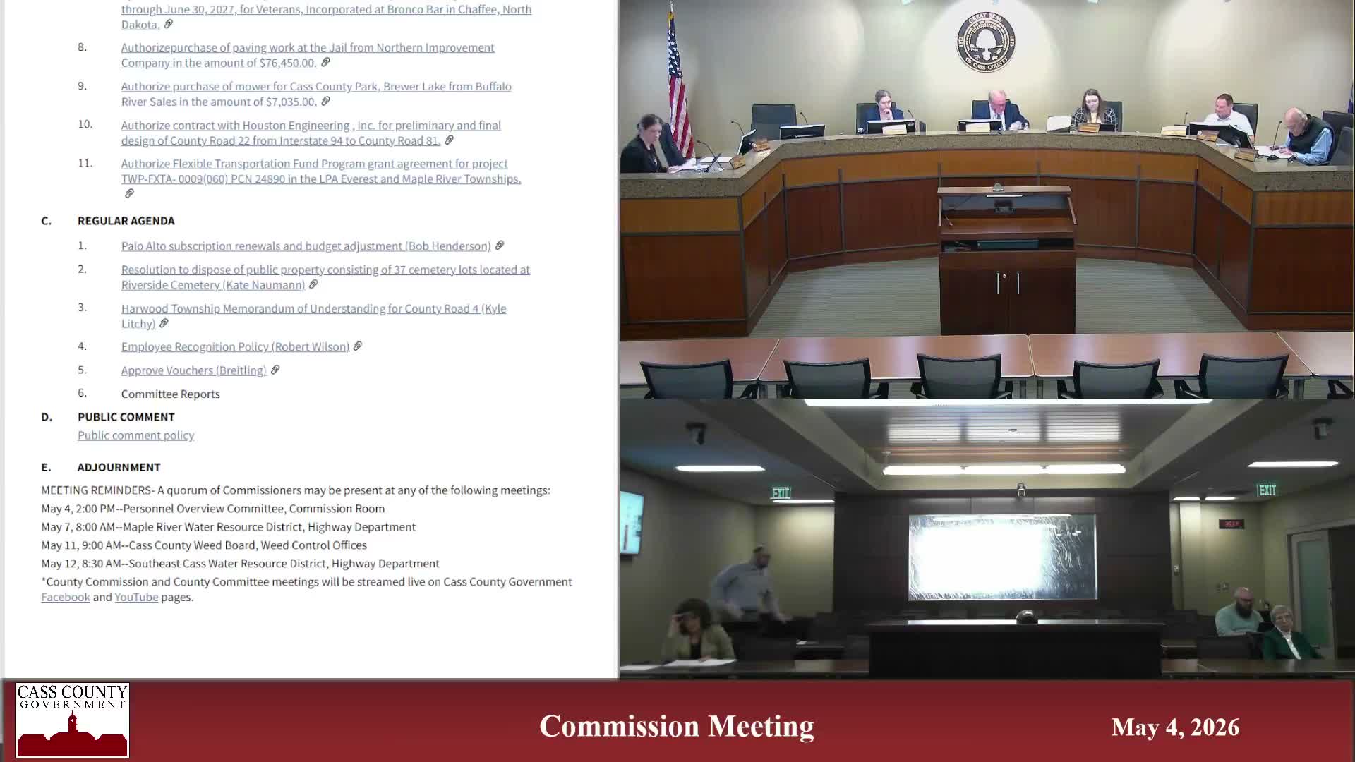 Cass County approves MOU to transfer about a mile of old County Road 4 to Harwood Township