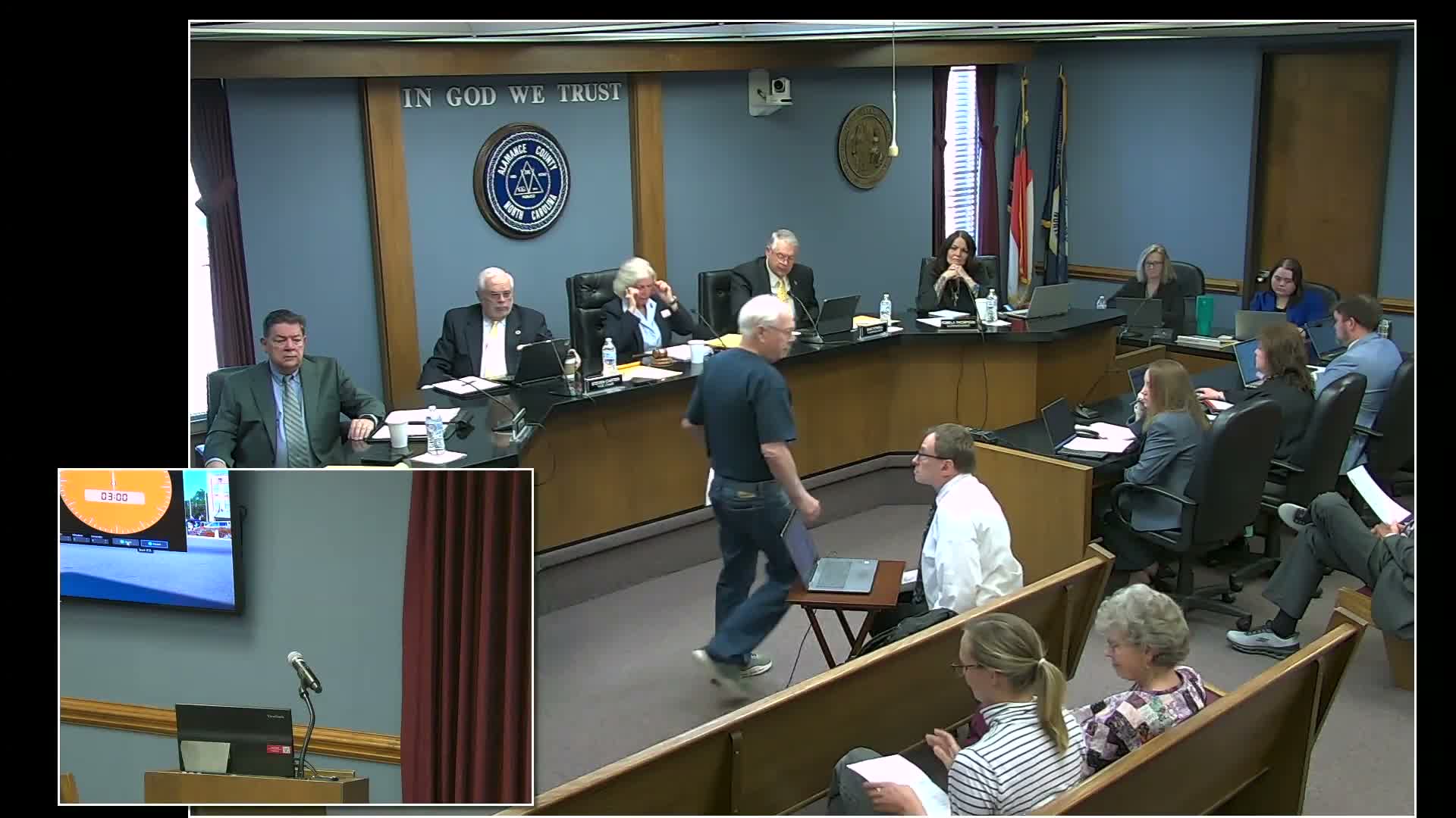 Alamance commissioners discuss quarter‑cent sales tax, staff reports sales tax uptick