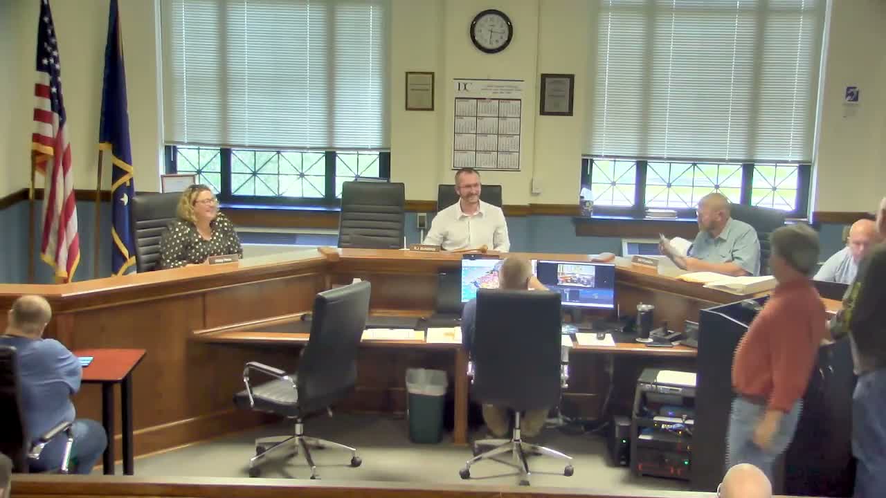 Surveyors tell Vermillion County commissioners legacy mine work shifted section lines, complicating plans to pave 1800 South