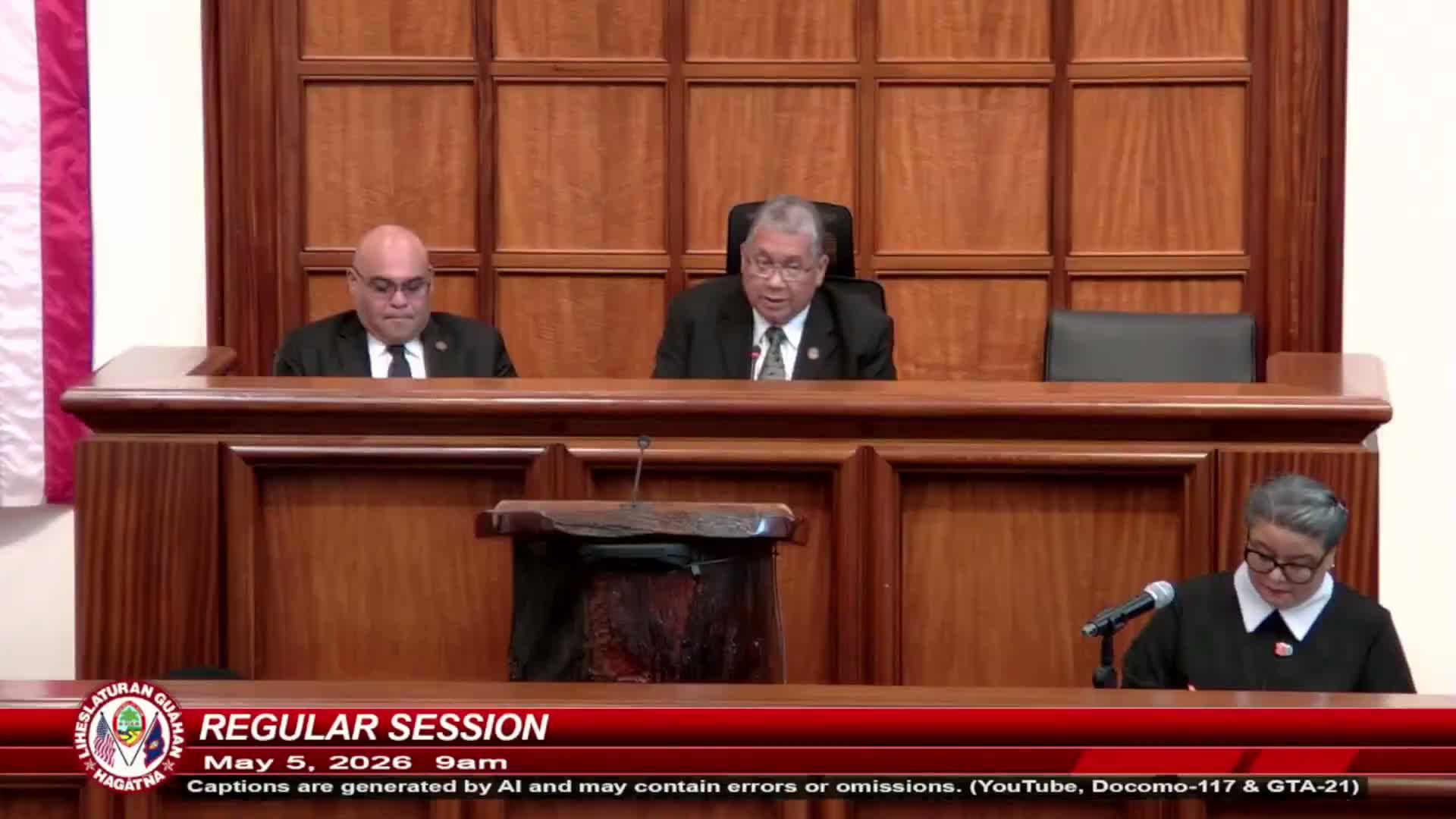 Majority leader moves legislature into Committee of the Whole to conduct state funeral for former mayor Herrero