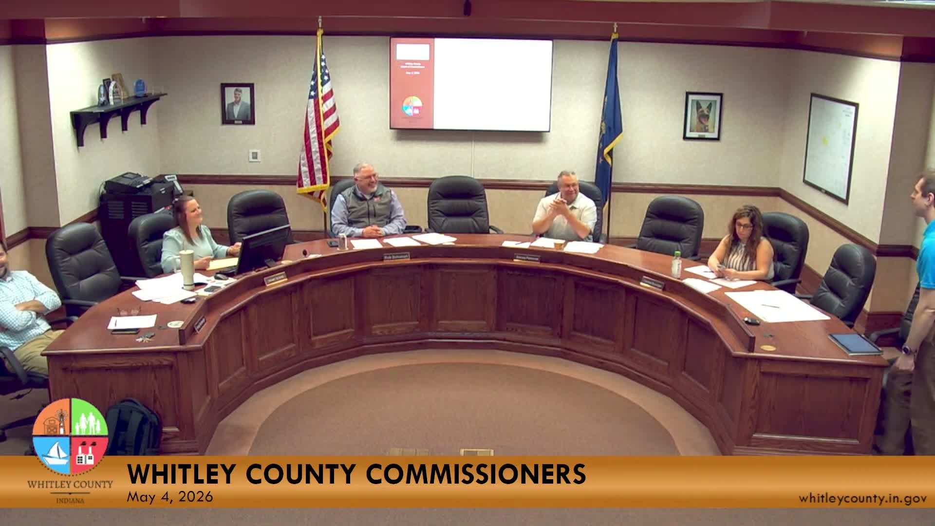 Whitley County commissioners approve rezoning, plats, contracts and move forward on 100 South plans