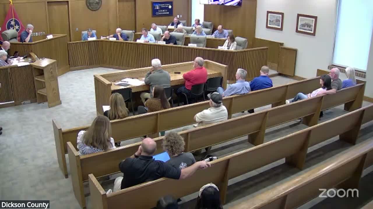Dickson County reviews third-quarter school and county financial reports; budget amendment advanced