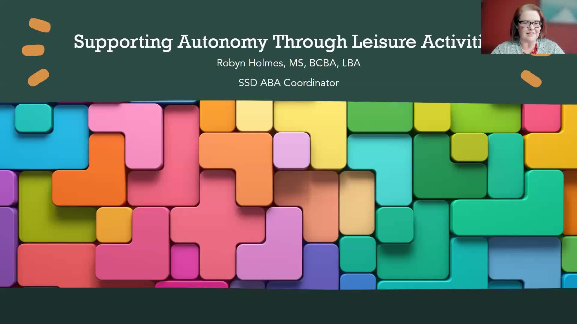 Robin Holmes urges Special School District families to build autonomy through leisure activities