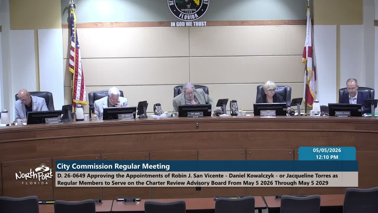 North Port asks staff to study local impacts of Myakka Wild and Scenic River bill after water‑supply concerns