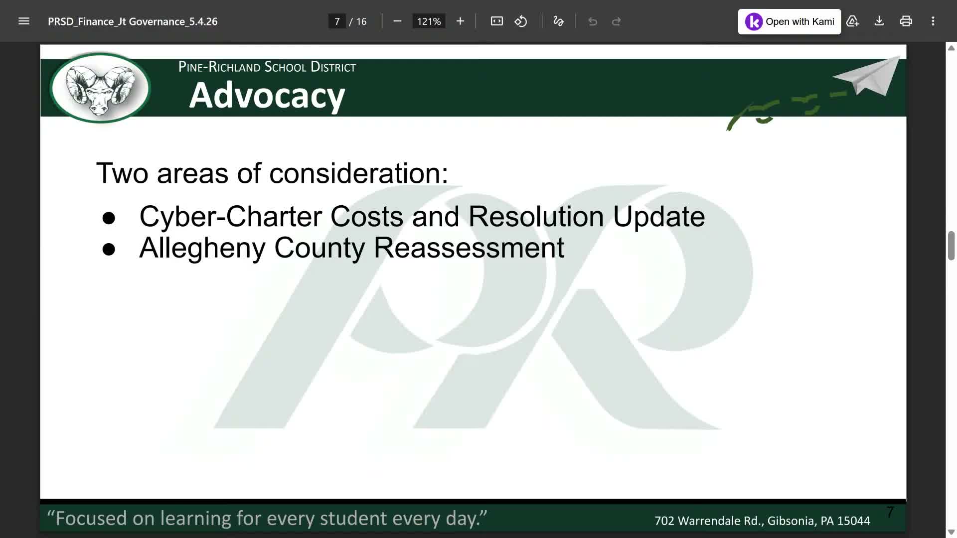 Residents urge Pine-Richland board to preserve ELA enrichment, warn cuts hit students