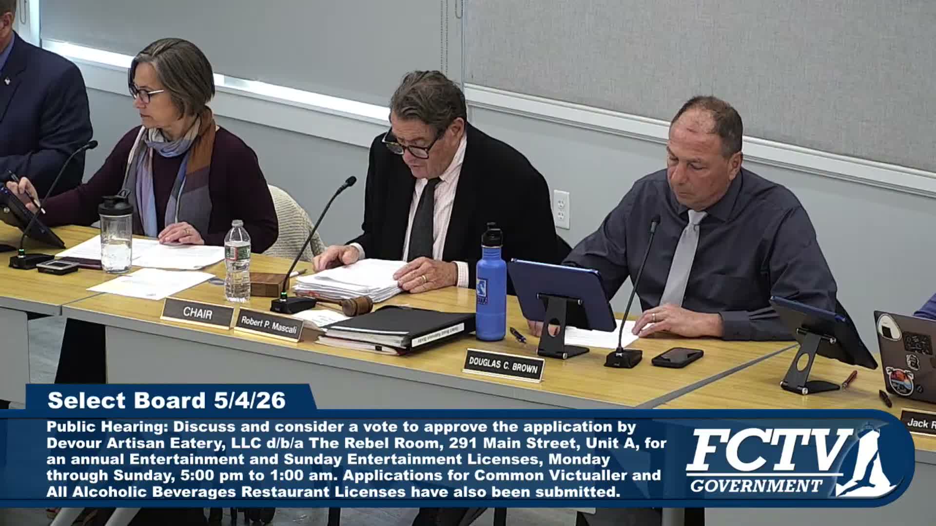 Select Board approves Devour founders’ Rebel Room liquor and entertainment licenses
