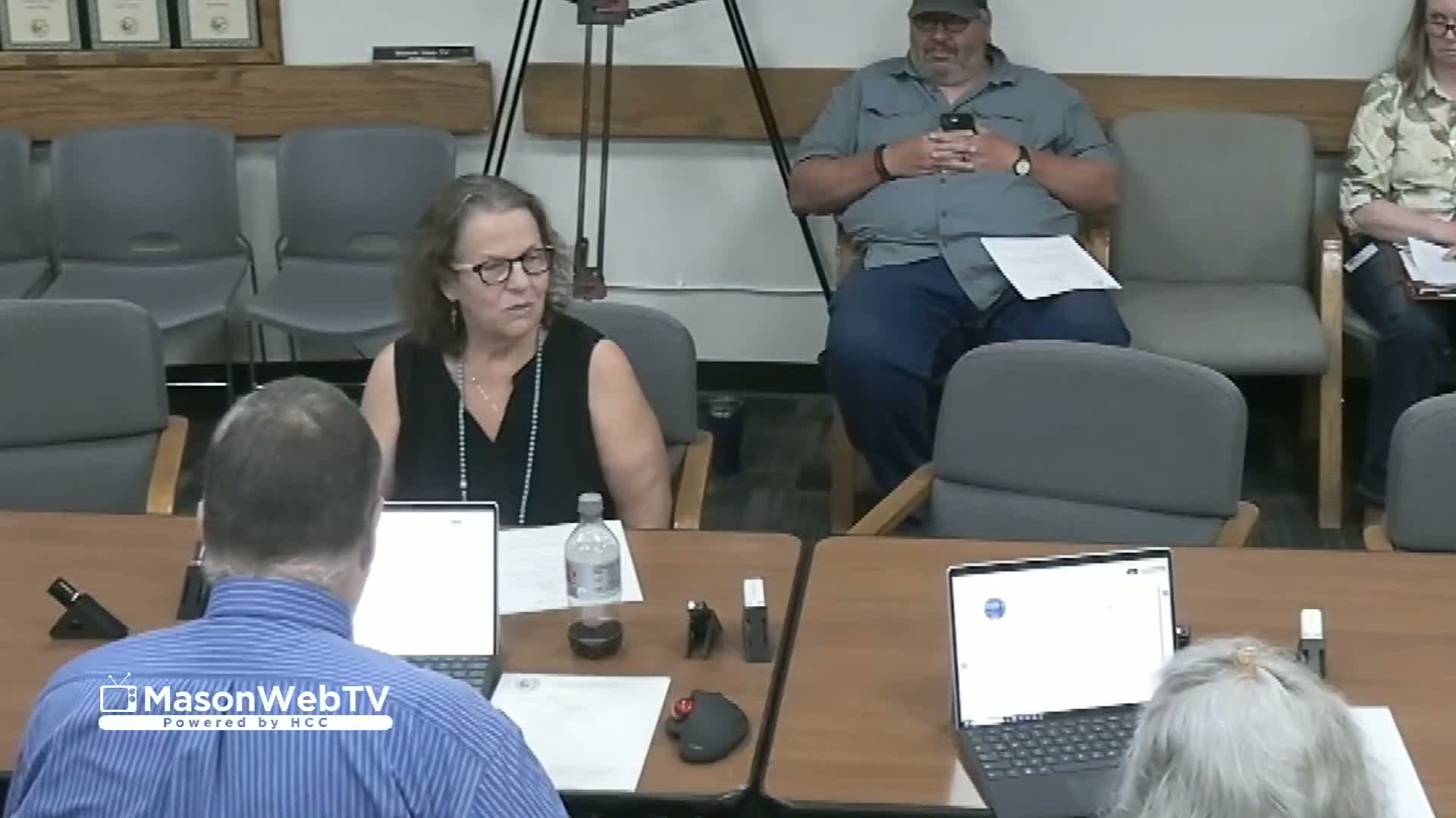 Commissioners approve Beards Cove water-leak credit and hear public‑works updates including pump replacement