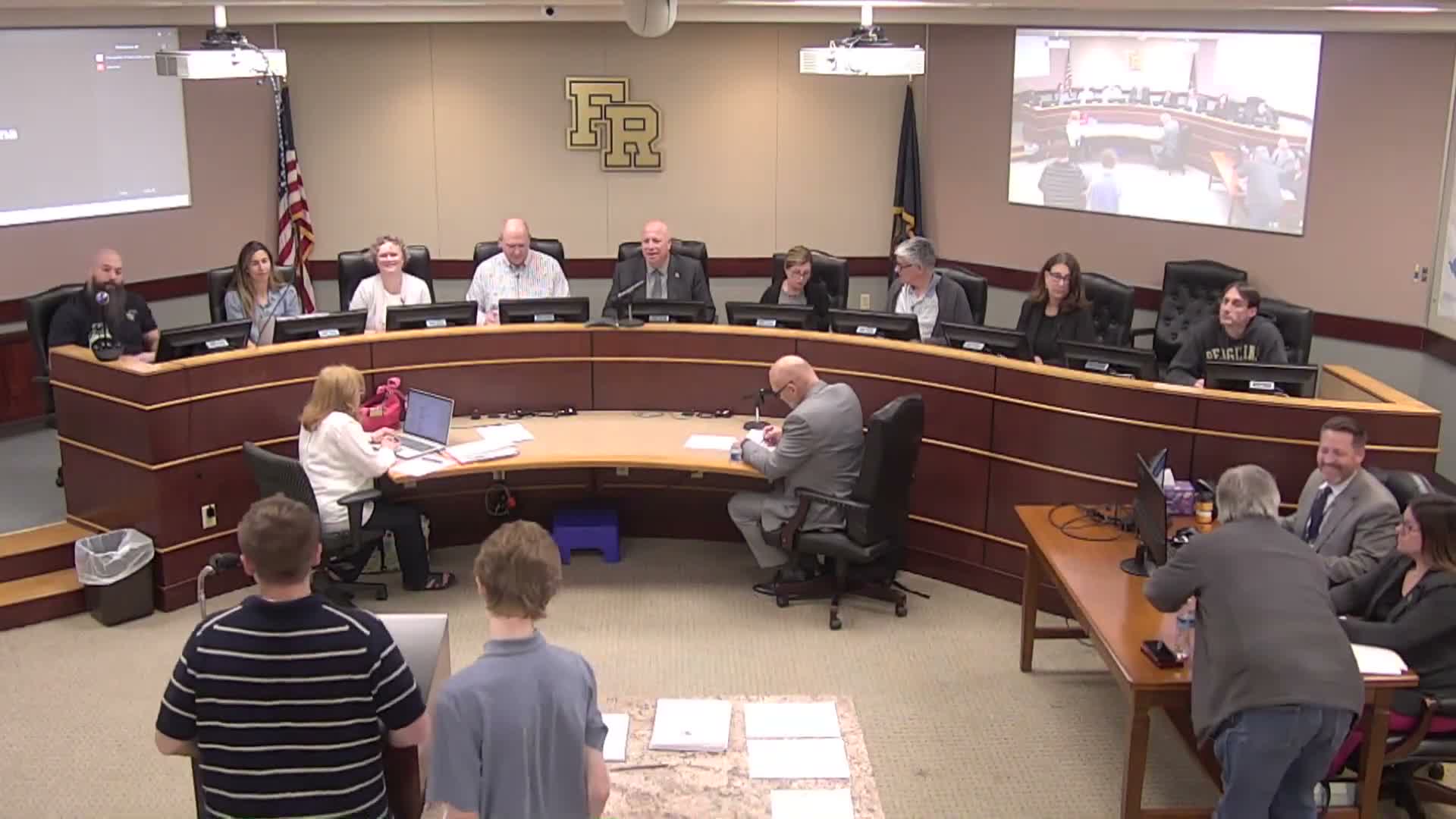 Student representatives report $197,000 raised and upcoming events at Franklin Regional