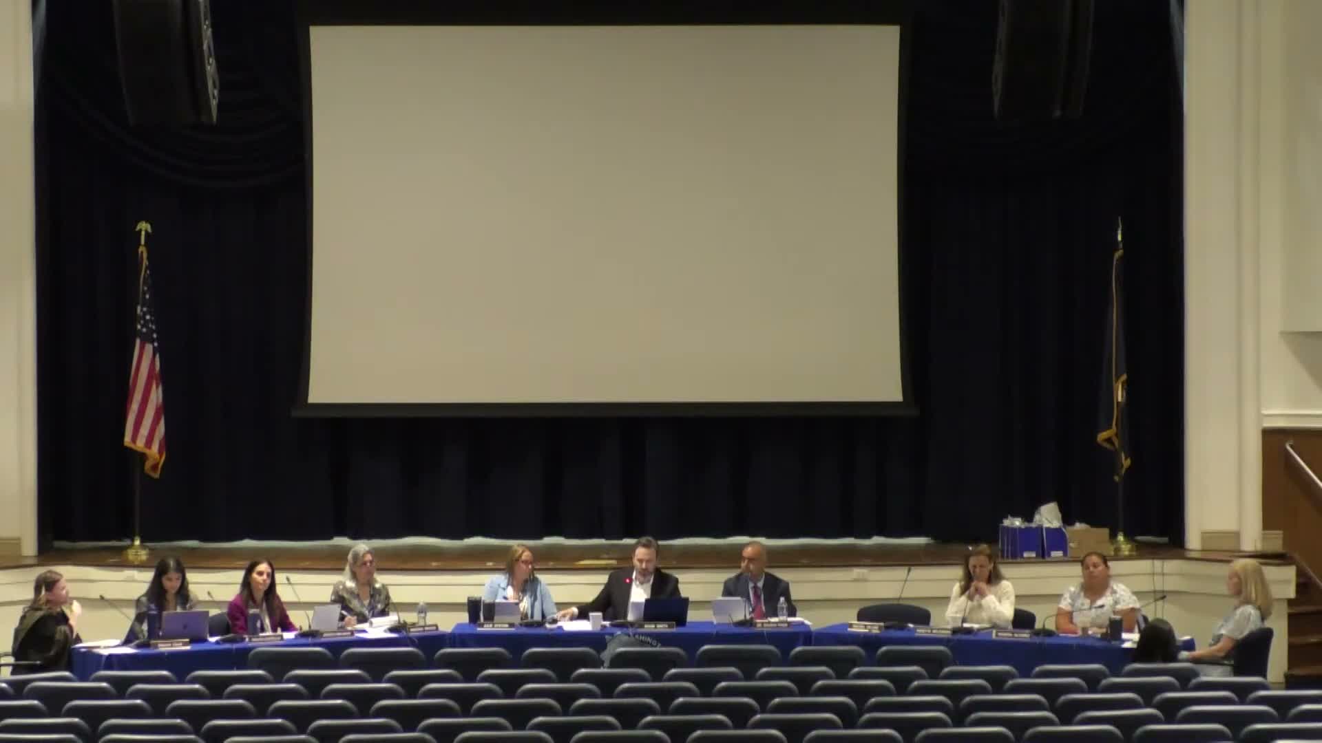 Parents and community press Port Washington board on reading intervention, pre‑K devices and AI policy