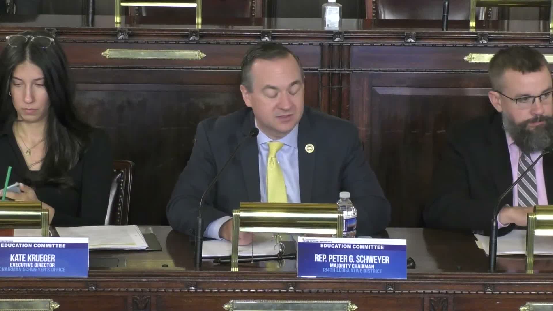 Committee hears support for House Bill 1919 to protect educators injured by student behavior
