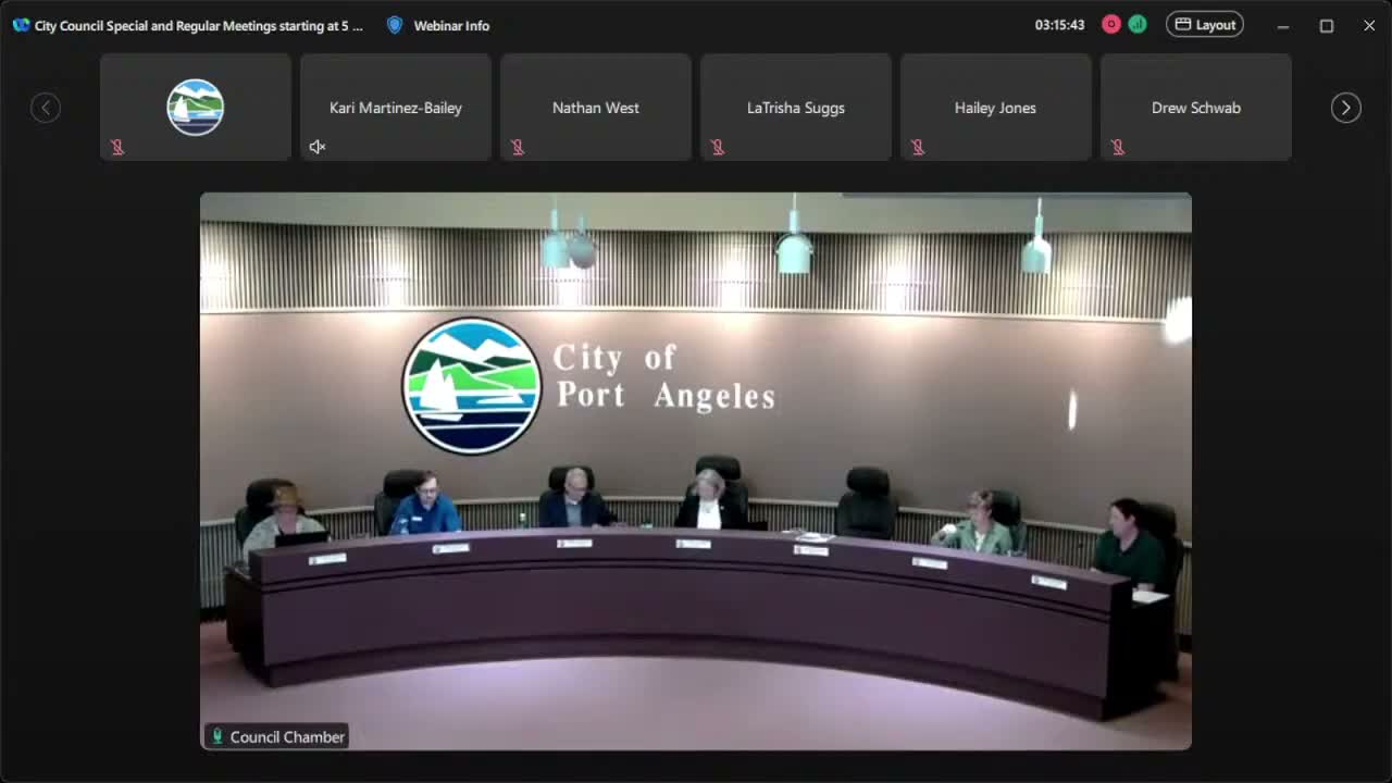Port Angeles council accepts state grant for four police officers; directs staff to explore 0.1% sales tax