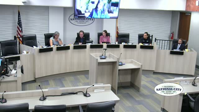 National City Council approves council member's remote participation under AB 2449