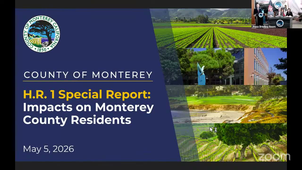 Monterey County leaders warn HR 1 could strip benefits from tens of thousands and strain local health, social services