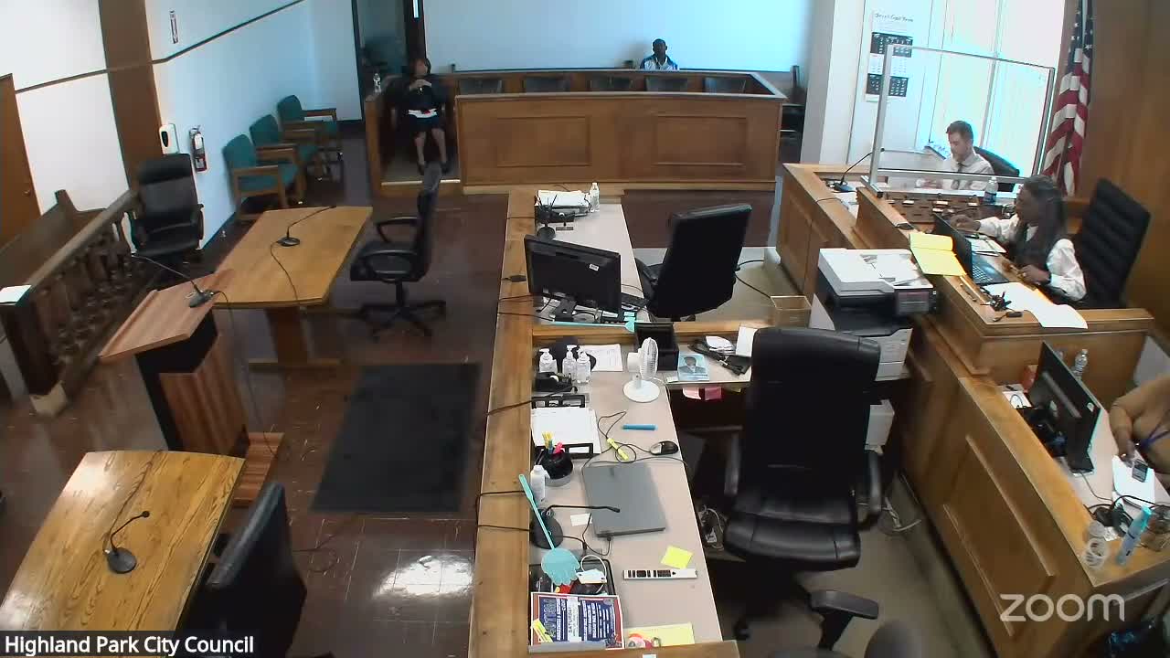 Highland Park council president Thomas pulls workshop after meeting lacks quorum